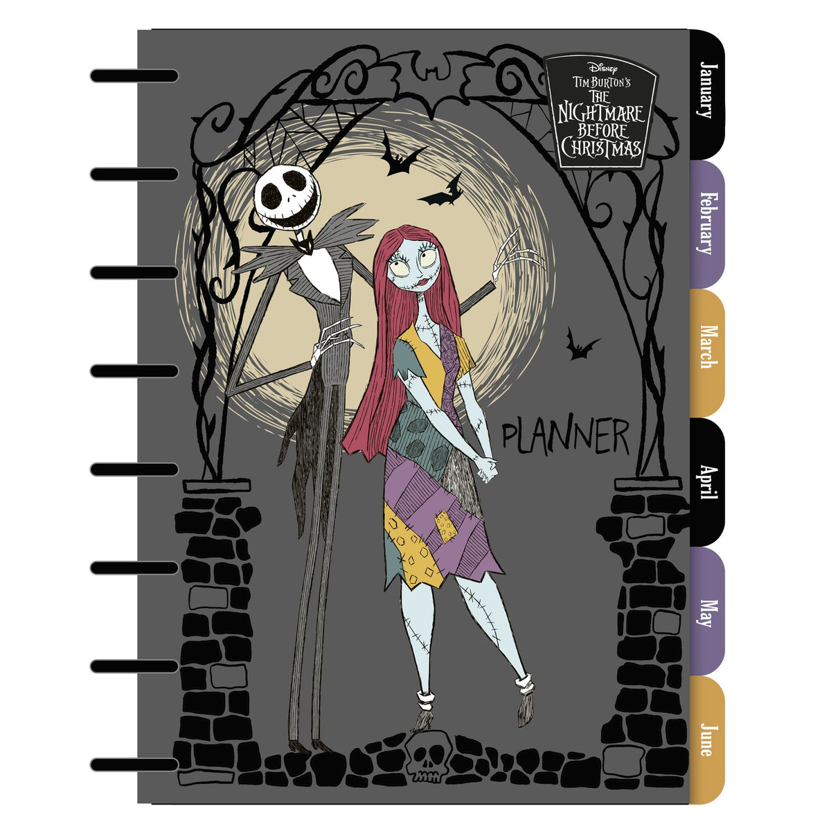 Planer A5, 200 Seiten – Grau – CoolPack Disney The Nightmare Before Christmas