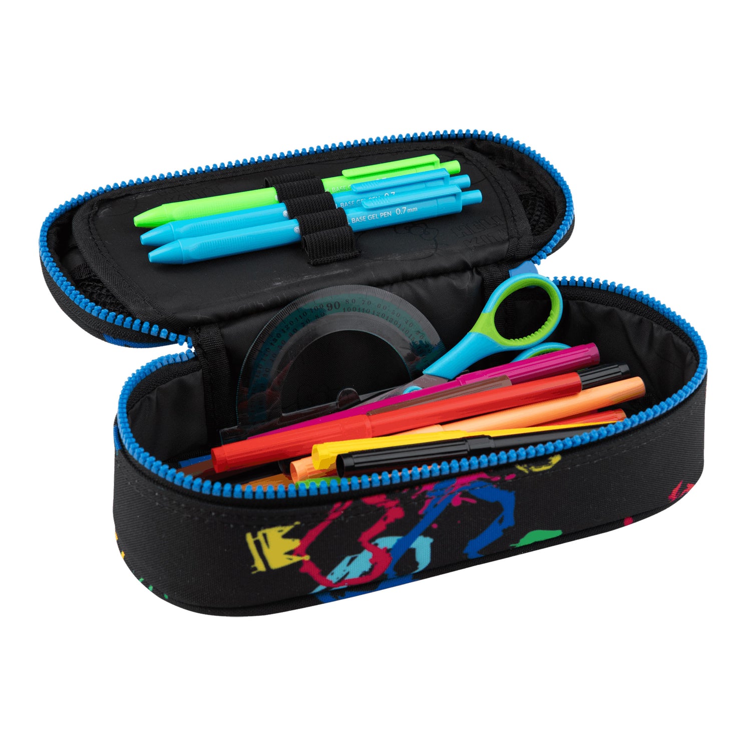 Pencil case CAMPUS HK neon-black