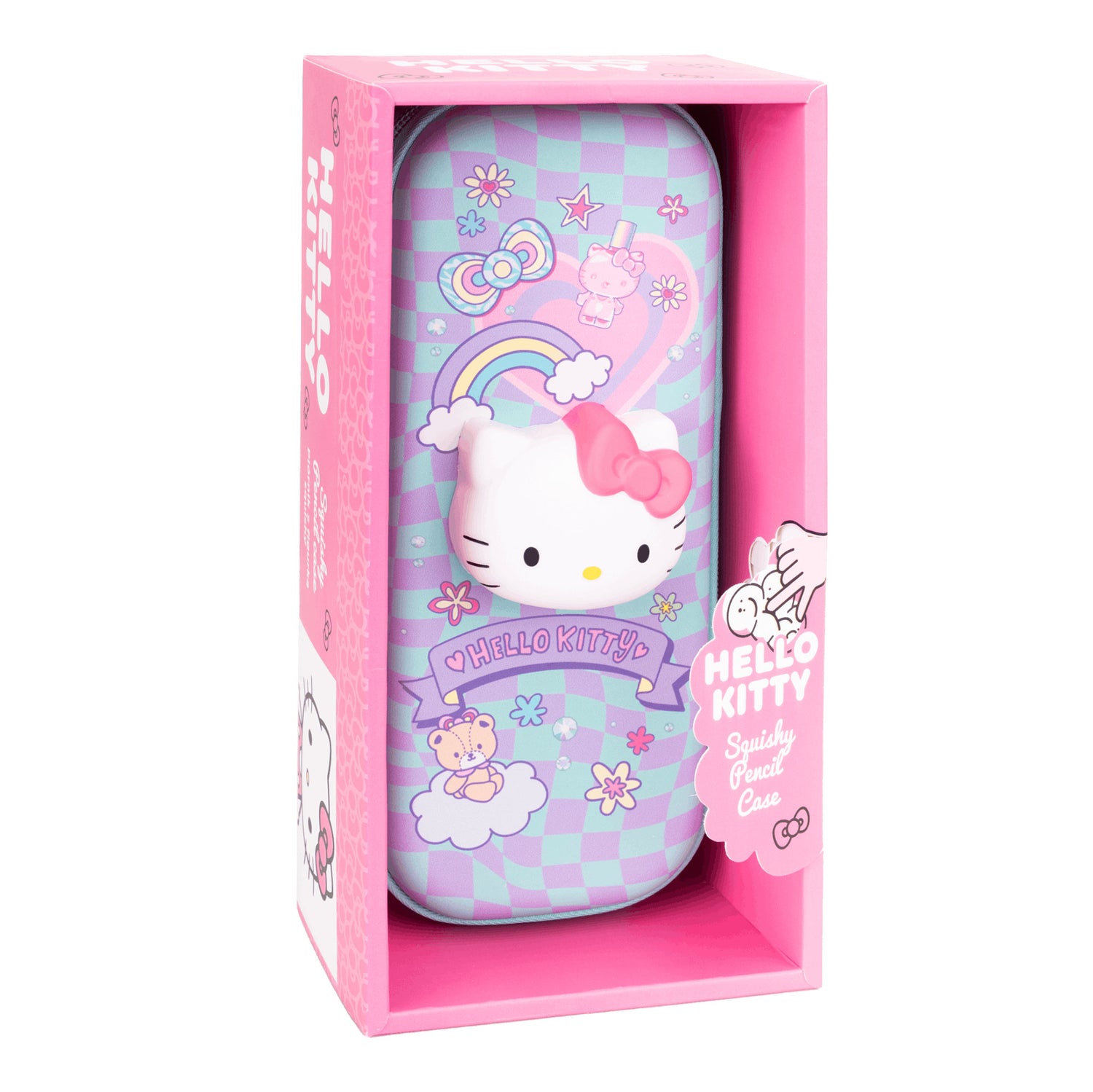 Pencil case with figure_2 HK pastel pink