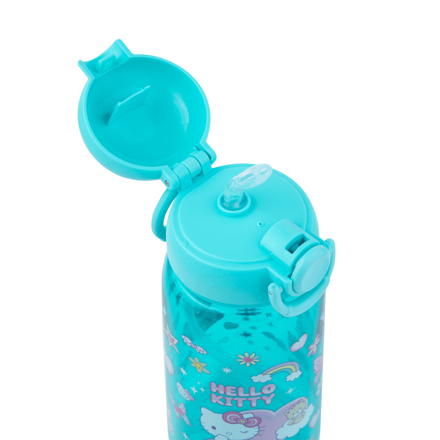 Water bottle 600ml with figure Des.2 HK pastel-mint