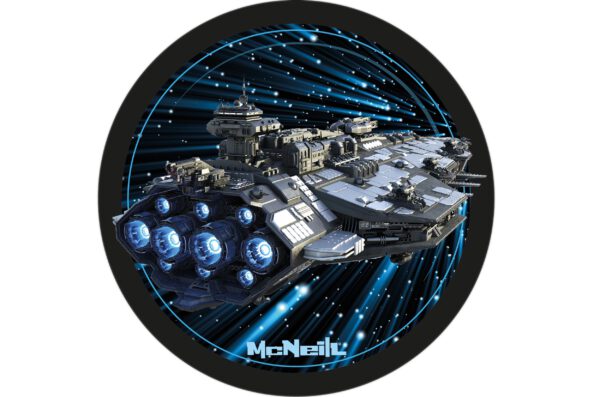 McNeill McAddys zu Schulranzen SPACE schwarz/blau