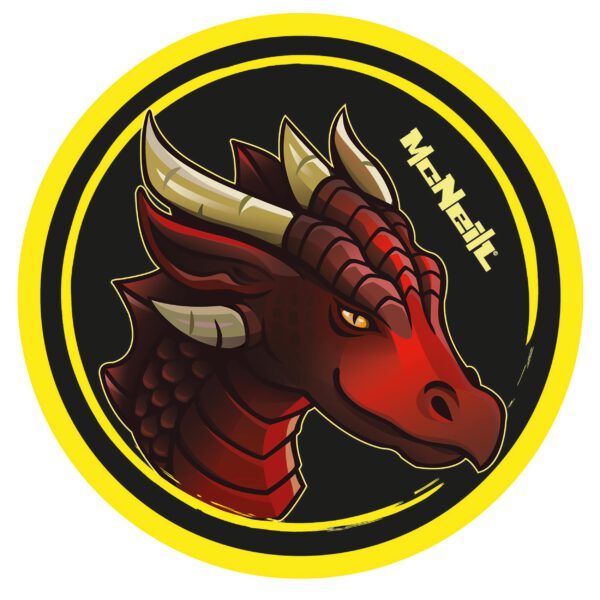McNeill McAddys zu Schulranzen DRAGON Kopf