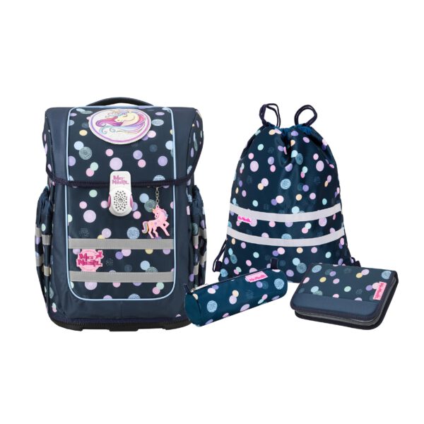 McNeill Schulranzen-Set ERGO COMPACTO, 5tlg. POLLY -Kollektion 2025-