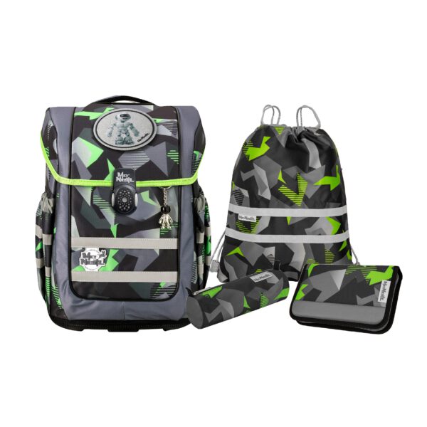 McNeill Schulranzen-Set ERGO COMPACTO, 5tlg. TECHNO -Kollektion 2025-