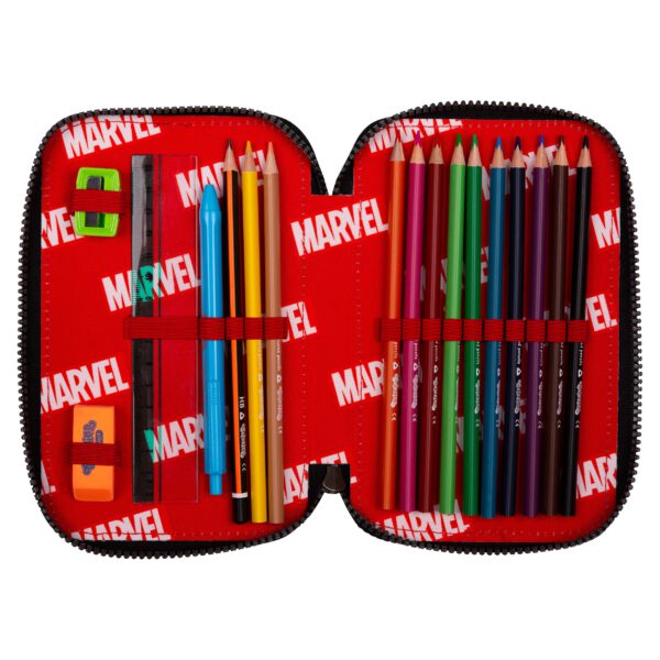 CoolPack XL-Etui gefüllt mit McAddy, 2-Zip, MARVEL - AVENGERS -Kollektion 2025- – Bild 2