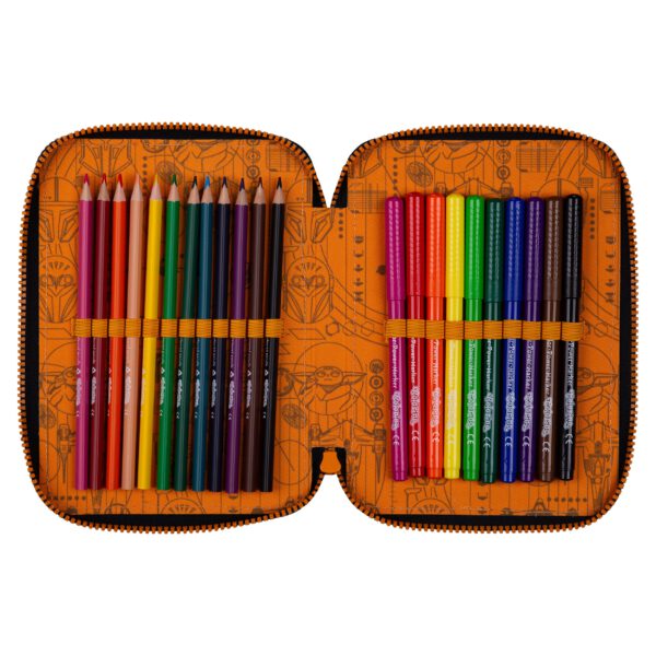 CoolPack XL-Etui gefüllt mit McAddy, 2-Zip, STAR WARS - MANDALORIAN -Kollektion 2025- – Bild 3