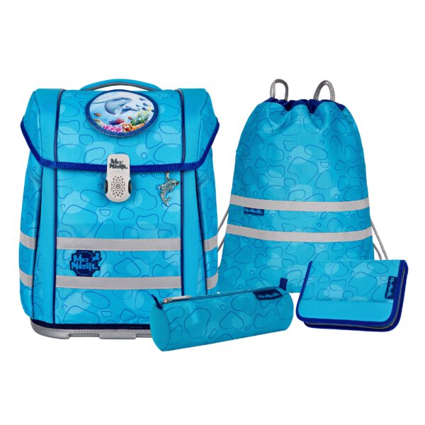 McNeill Schulranzen-Set ERGO PERFECTO, 5tlg. BUBBLE -Kollektion 2024- – Bild 2