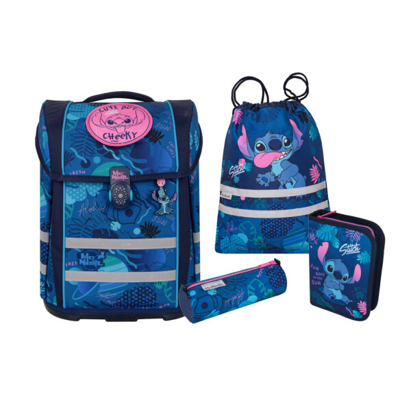 McNeill Schulranzen-Set PERFECTO, 5tlg. DISNEY - STITCH -Kollektion 2025- – Bild 2