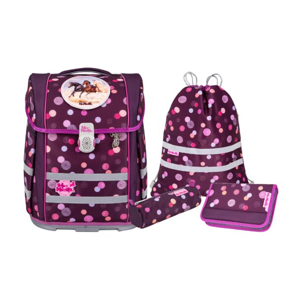 McNeill Schulranzen-Set ERGO PERFECTO, 5tlg. RUBY -Kollektion 2024- – Bild 2