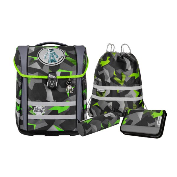 McNeill Schulranzen-Set ERGO PERFECTO, 5tlg. TECHNO -Kollektion 2024- – Bild 2