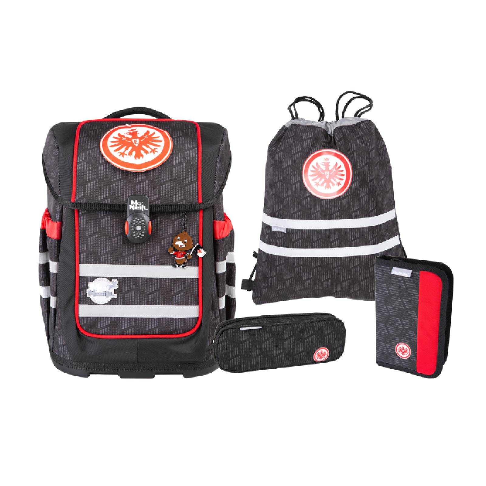 McNeill Schulranzen-Set ERGO COMPACTO , 5tlg. EINTRACHT FRANKFURT -Kollektion 2025- – Bild 2