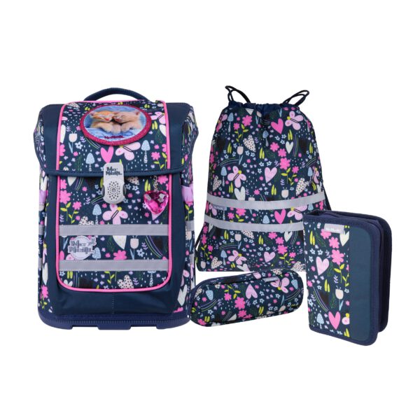 McNeill Schulranzen-Set ERGO COMPACTO, 5tlg. In the garden -Kollektion 2025- – Bild 2