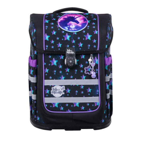 McNeill Schulranzen-Set ERGO COMPACTO, 5tlg. STAR NIGHT -Kollektion 2025-