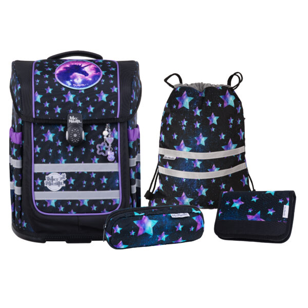 McNeill Schulranzen-Set ERGO COMPACTO, 5tlg. STAR NIGHT -Kollektion 2025- – Bild 2