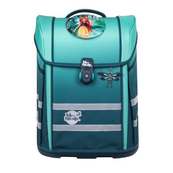 McNeill Schulranzen-Set PERFECTO, 5tlg. GRADIENT Blue Lagoon -Kollektion 2025-