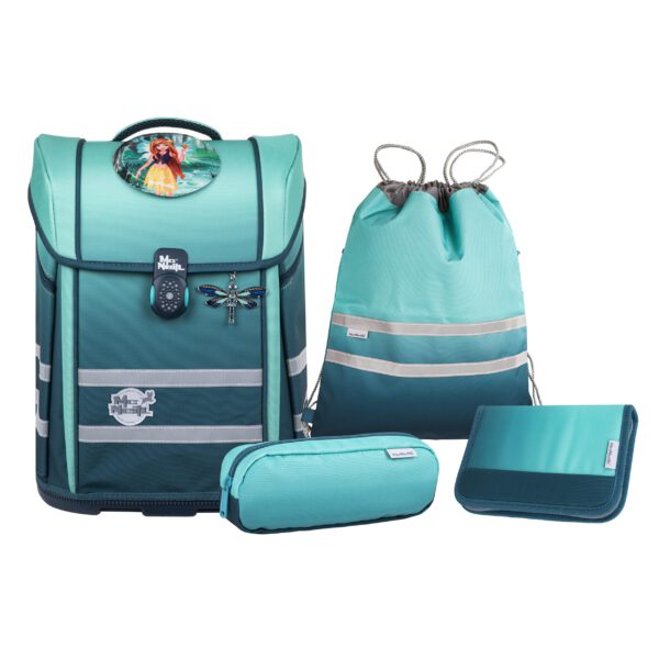 McNeill Schulranzen-Set PERFECTO, 5tlg. GRADIENT Blue Lagoon -Kollektion 2025- – Bild 2