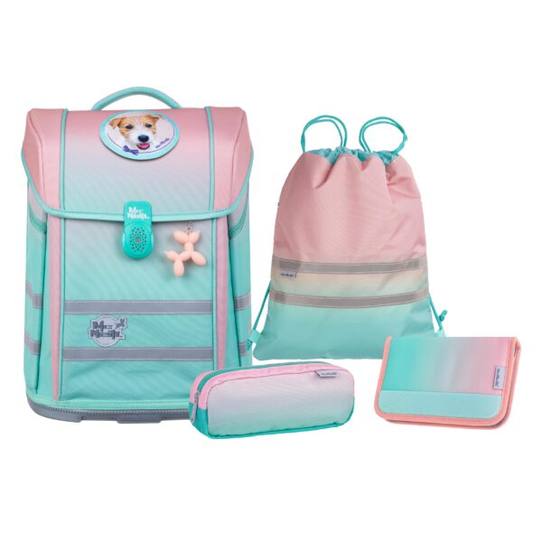McNeill Schulranzen-Set PERFECTO, 5tlg. GRADIENT STRAWBERRY -Kollektion 2025- – Bild 2