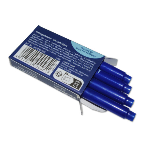 McNeill - Ghost Pen Tintenpatronen 4er blau – Bild 2