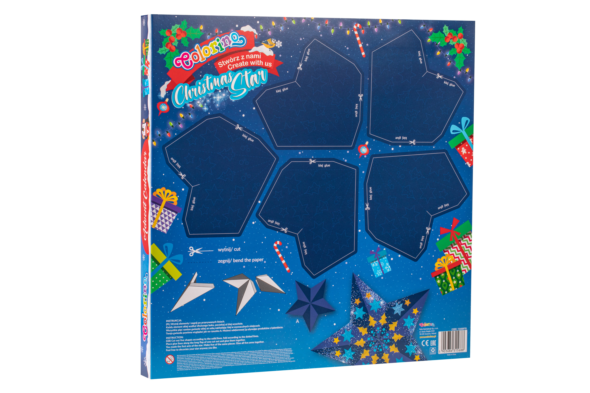 Colorino Adventskalender – 24 Bastel- und Schreibüberraschungen für Kinder ab 6 Jahren Variation 2 – Bild 2