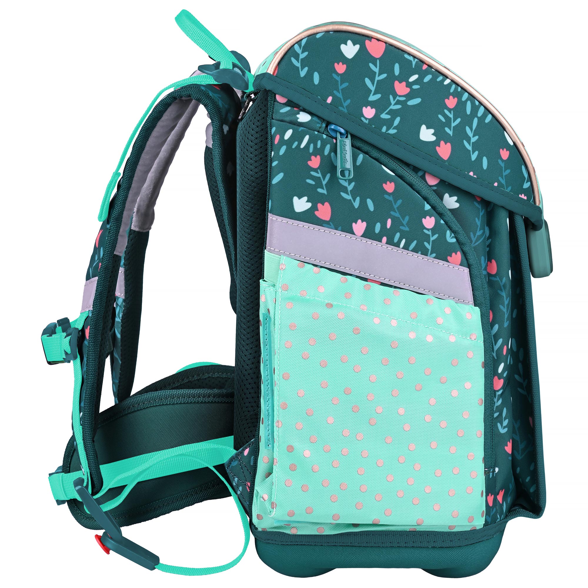 McNeill Primo Deary Schulranzen Mädchen – 9-teiliges Set mit Brotdose, Trinkflasche & zwei McAddys – Bild 4