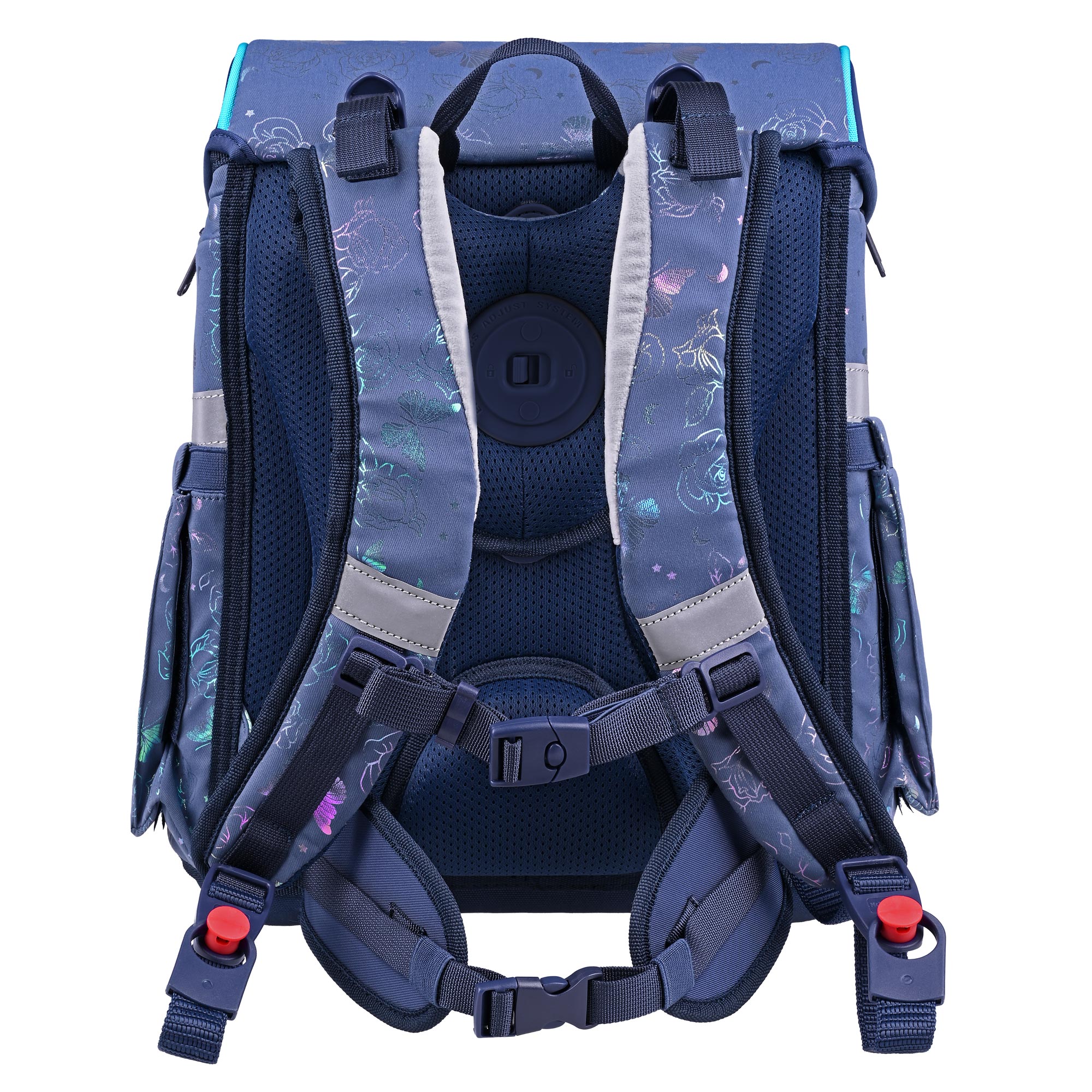 McNeill Primo Roses Schulranzen Mädchen – 9-teiliges Set mit Brotdose, Trinkflasche & zwei McAddys – Bild 5