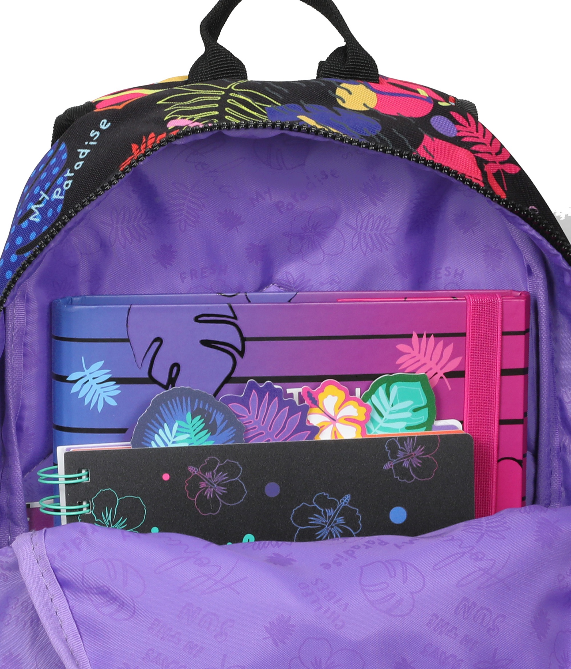 McNeill Freizeitrucksack TOBY - DISNEY STITCH BLACK für Schule & Freizeit – Bild 3