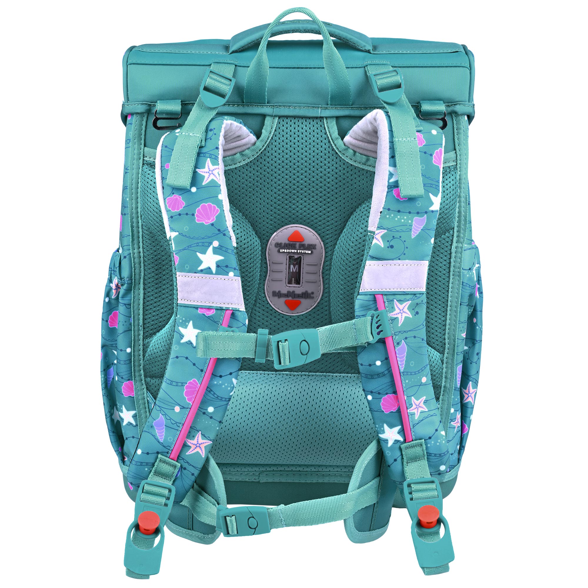 McNeill Bravo Seafisch Schulranzen Mädchen – 9-teiliges Set mit Brotdose, Trinkflasche & zwei McAddys – Bild 5