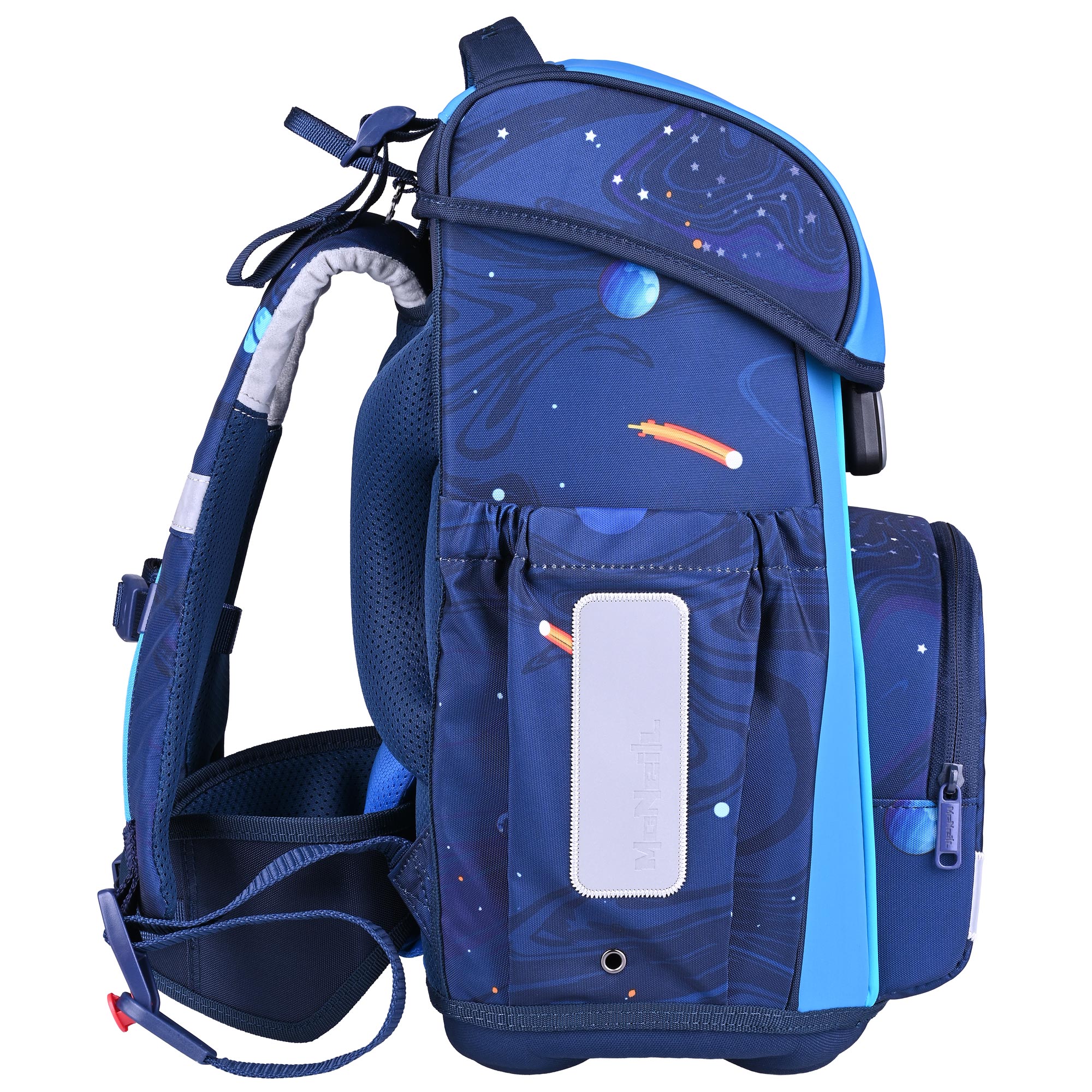 McNeill Bravo Space Schulranzen Jungen – 9-teiliges Set mit Brotdose, Trinkflasche & zwei McAddys – Bild 4