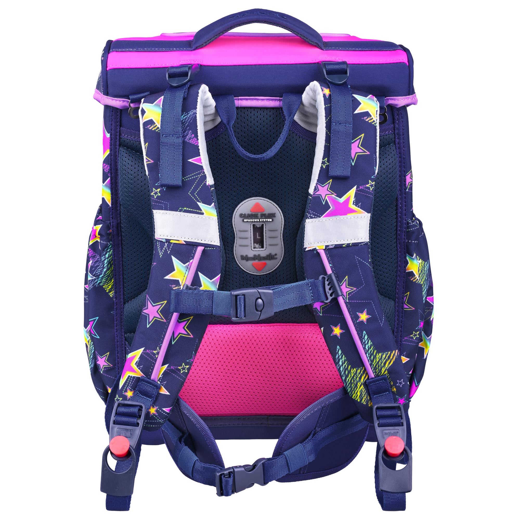 McNeill Bravo Stars Schulranzen Mädchen – 9-teiliges Set mit Brotdose, Trinkflasche & zwei McAddys – Bild 5