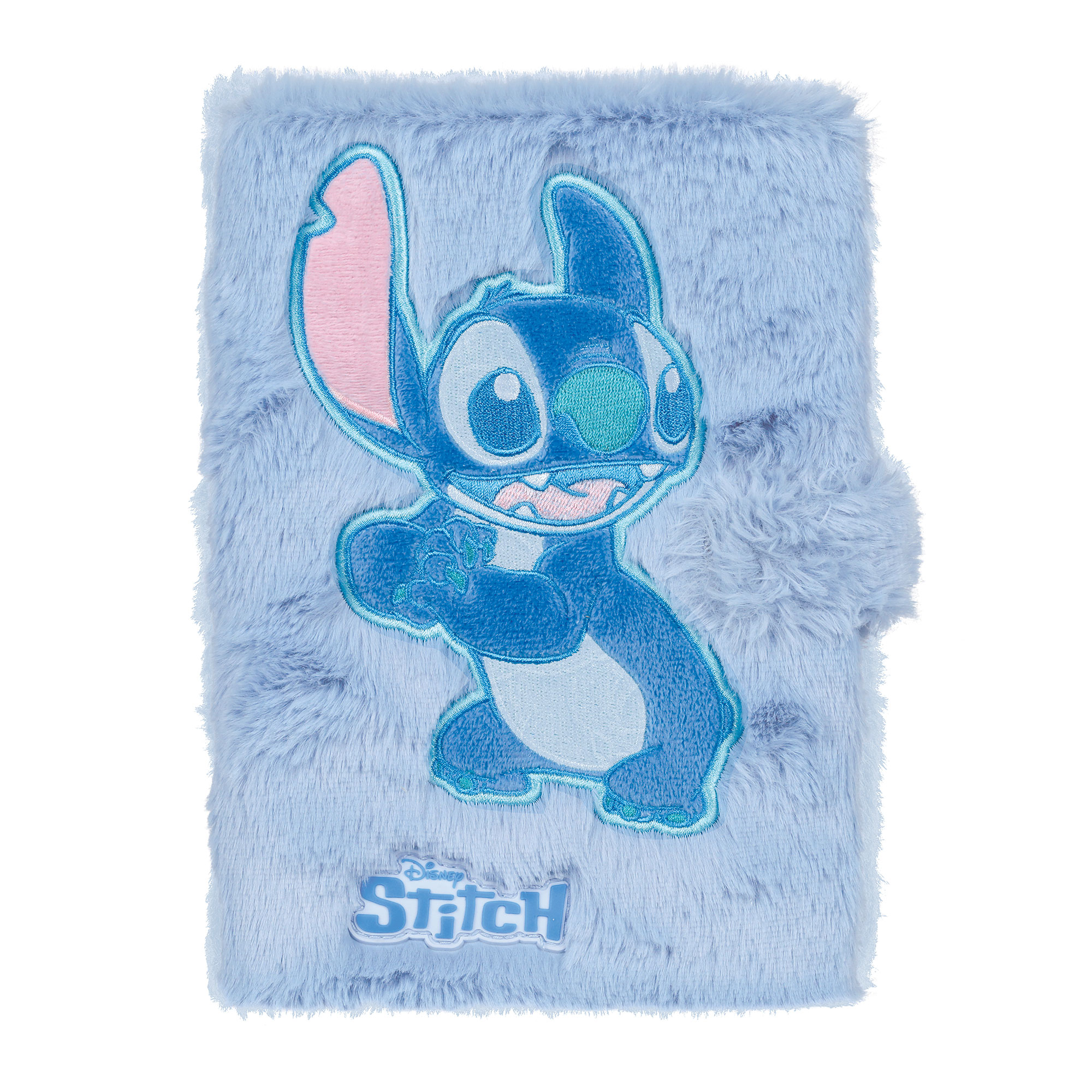 CoolPack Disney Stitch Fluffy – A5 Notizbuch mit Plüschbezug in Blau