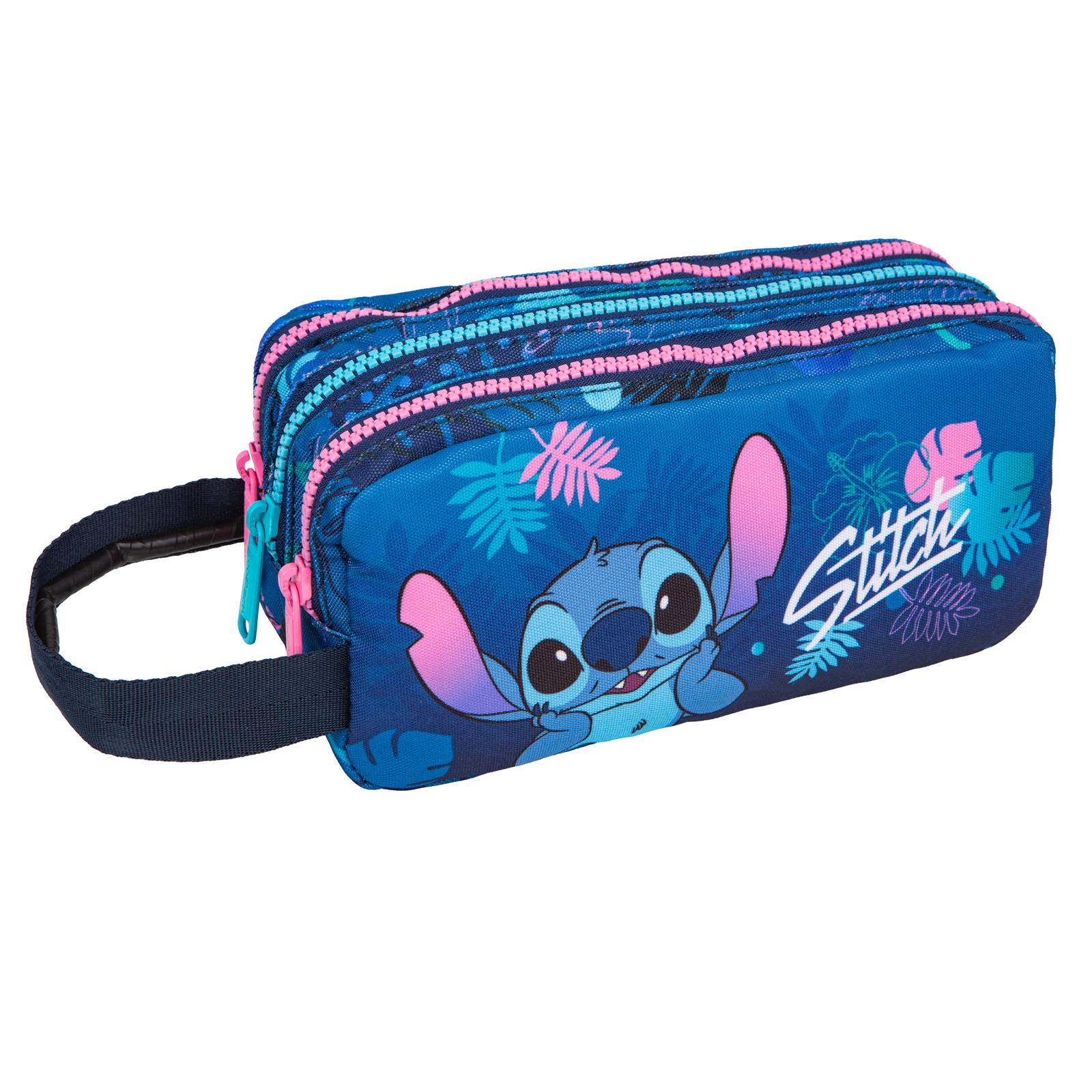 CoolPack Disney Stitch Primus Federmäppchen mit Schlaufe und Drei Fächer